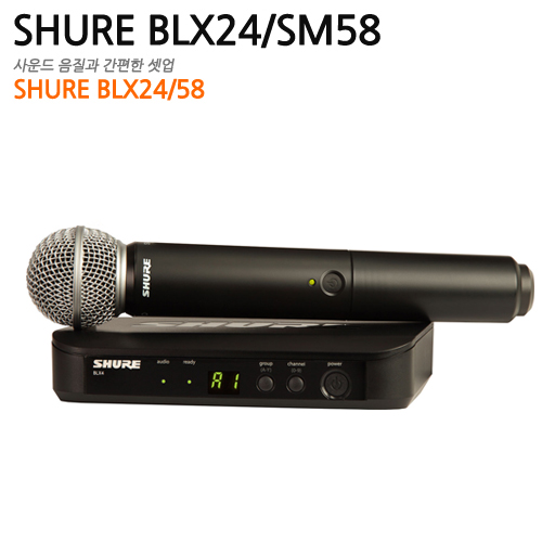 SHURE BLX24 / SM58